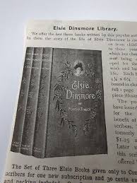 Elsie Dinsmore Library 1903 Advertisement | eBay