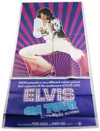 ELVIS ON TOUR” Original 3 Sheet Movie Poster (1972 ...