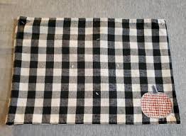 Fall/Autumn/Halloween Rachel Ashwell Set of 4 Plaid w ...