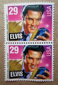 ELVIS PRESLEY US Commemorative Stamps - 2 Unused Pairs ...