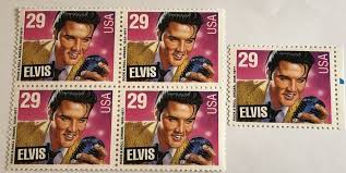 1993 ELVIS PRESLEY FIVE (5) 29-CENT US POSTAGE STAMPS UNUSED ...