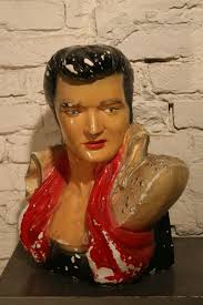1970s Elvis Presley Bust Head Statue Figure For Sale at 1stDibs | elvis bust, elvis head statue, elvis bust lamp