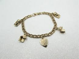 Vintage Christian Charm Bracelet for Girls- Heart W/ Lords ...