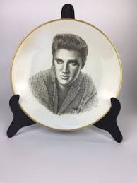 1977 12" ELVIS PRESLEY LIMOGES PLATE WITH GOLD TRIM NICE Porcelain | eBay