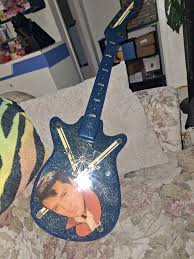 Elvis Presley Guitar Wall Clock