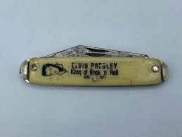 Vintage USA Made Elvis Presley King of Rock n Roll 1935 Pocket Knife 1977 | eBay