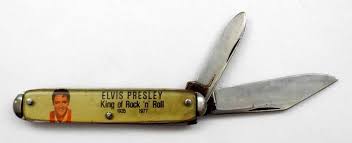 Vintage Elvis Presley Barlow Folding Knife
