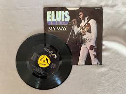 Elvis Presley 45 RPM Single & Sleeve 1977 - My Way/ America | eBay