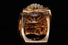 Sold at Auction: Elvis Presley's 9.81ctw Diamond "First" TCB Ring