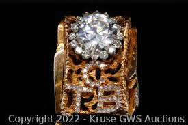 Elvis Presley's 9.81ctw Diamond "First" TCB Ring Auction | Kruse GWS Auctions