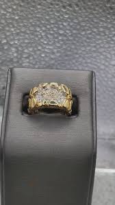 Ladies / Men's Heavy 14 Karat Yellow Gold Diamond Cluster Nugget Ring – Philadelphia Gold & Silver Exchange