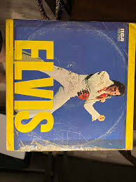 Elvis Presley Elvis (blue and yellow) Vintage Album Vintage ...