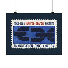 Emancipation Proclamation Print, Emancipation Poster, Emancipation Wall Art, Slavery Wall Art, 1963 5c Stamp - Museum-quality - Etsy Australia