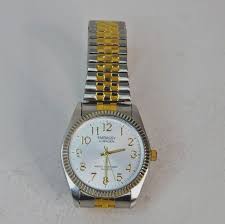 EMBASSY by GRUEN Men's Water Resistant Watch Two Tone ...