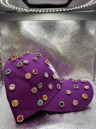 Blinged Out Purple NY Yankees Hat - Etsy UK