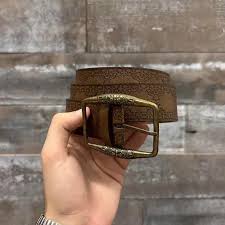 Other | Accessories | Brown Engraved Pattern Western Style Mens | Poshmark