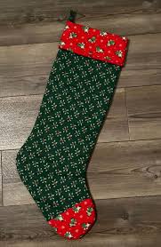 Extra Large Quilt Christmas Stocking with Name Embroidered ...