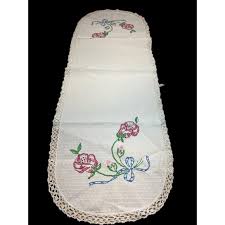Kitchen | Vintage Floral Embroidered Table Runner | Poshmark