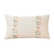 Jubipavy Couch Pillows Embroidered Pillows Cushions Rose ...
