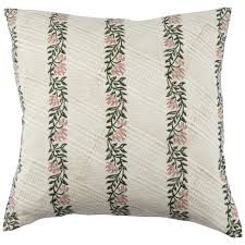 Gallipoli Orchid Block Print Pillow | Filling Spaces