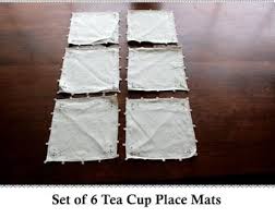 Antique Tea Set Linens, Heirloom Place Mats Vintage Embroidered Open Work Lace Wedding Linens Formal Table Heirloom Table Linen Wedding Gift - Etsy