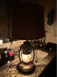 Two identical rustic vintage oil lantern lamps for sale both ...