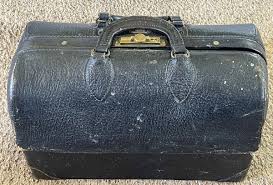 Vintage 1920s Or 30s Emdee Schell Doctor Bag Top Grain Cowhide Model 2293363 | eBay.de