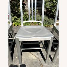 Emeco Navy Chairs Brushed Aluminum - AptDeco