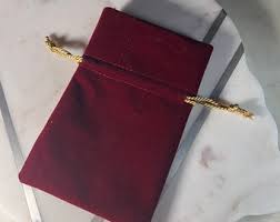 5 Pk - Velvet Bags, Middle Opening - Etsy