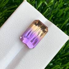 7.65 Carats Faceted Ametrine Gemstone - Fruity Candy Cut ...
