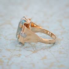 Retro Twelve Carat Aquamarine Ring c1940 – Pippin Vintage ...