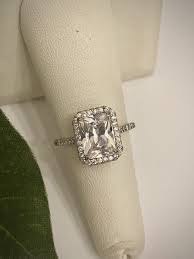 Stunning 3.78 Ct princess cut nano carbon, simulated Diamond ...