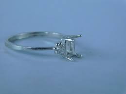 6767 Sterling Silver Ring, 7x5 Emerald, Size 8.5 [Free Shipping & Sizing] | eBay