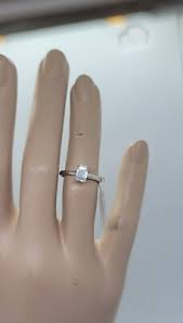 Zales IGI CERTIFIED 1 CT EMERALD CUT SOLITAIRE DIAMOND ENGAGEMENT WEDDING RING | eBay