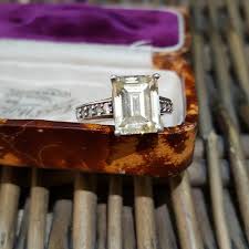 Diamonique 925 Sterling Silver Ring, Simulated Canary ...