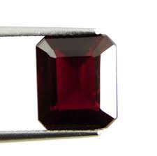 Natural 5.60 Ct Mozambique Red Ruby Emerald Cut Certified ...