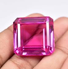 24 X 24 MM Flawless Clearty 82.50 Ct Natural Royal Pink ...