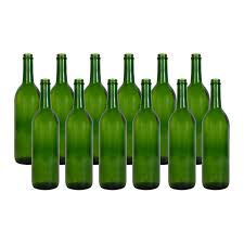 Screw Top Green Wine Bottles 750 mL - 12/Case