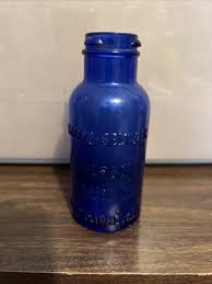 Vintage Broma-Seltzer Cobalt Blue Bottle | eBay