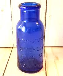Vintage Emerson Drug Co. Baltimore MD Bromo-Seltzer Cobalt ...