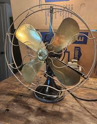 1928 GE AOU AF2 Brass fan antique Nice Condition!! | eBay