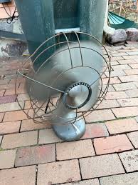 Antique Westinghouse Oscillating Fan 16" Blades With Aluminum Cage Made in USA, Works - Etsy