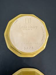 Emile Henry Pie / Tart Dish Yellow Enamel Ceramic 5.5 ...