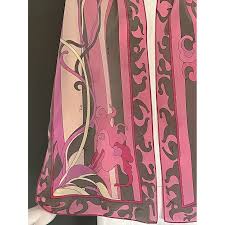 Silk scarf Emilio Pucci Pink in Silk - 44627587