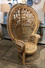 1970s Spanish Handmade wicker Emmanuel Armchair at 1stDibs