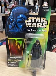 Hasbro 1996 Star Wars POTF EMPEROR PALPATINE #69811 Collection Green Card New | eBay