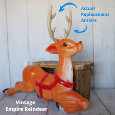 Replacement Antlers Empire General Foam Blow Mold Reindeer ...