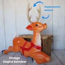 Antlers for Santa's Reindeer & Giant Reindeer Blow Mold ...