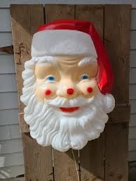 Huge Vintage Empire 32.5 Inch Tall Lighted Santa Head Blow ...