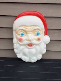 Vintage Empire Santa Face 24" Tall Blow Mold Indoor Outdoor ...